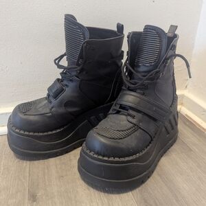 Size 11 Demonias Ankle Boots Black